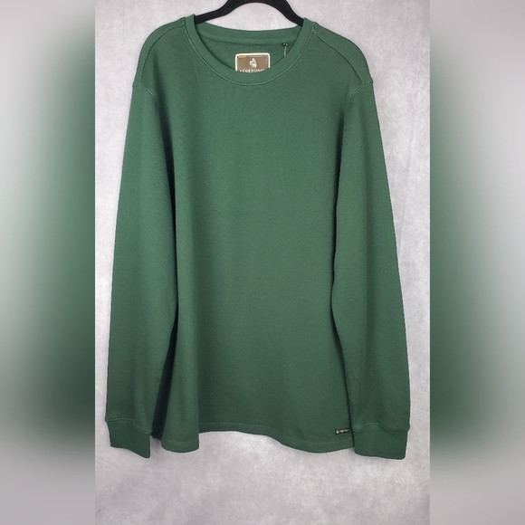 Men’s Legendary Green Long Sleeve Top Warm t-shirt Size L - Picture 1 of 10